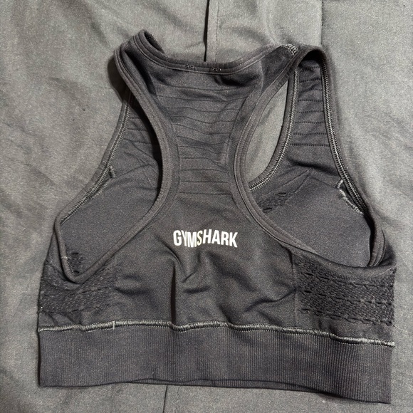 Gymshark Black Gym Sports Bra - Picture 2 of 2